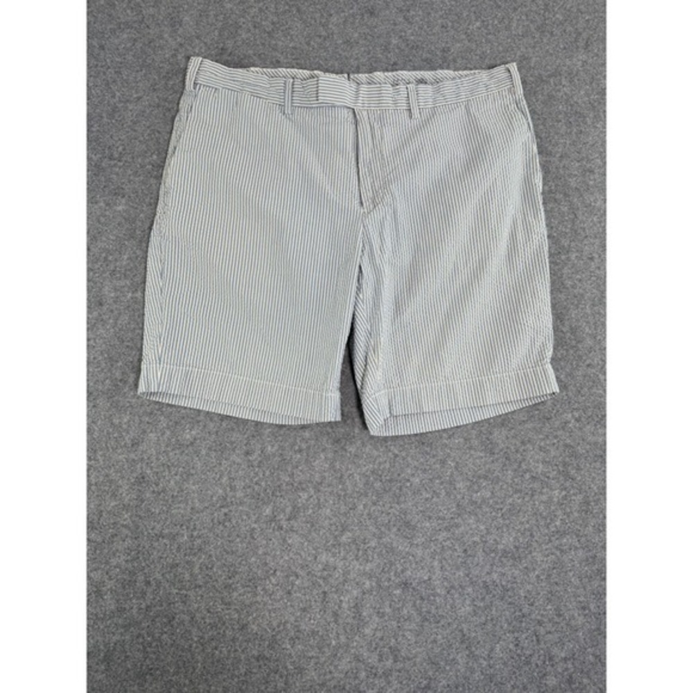 Polo Ralph Lauren Suffield Fit Seersucker Striped Chino Shorts Mens Sz‎ 38